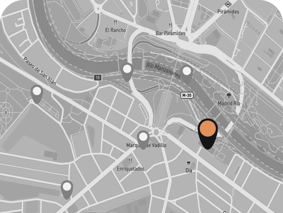 Select a convenient pickup location on the map